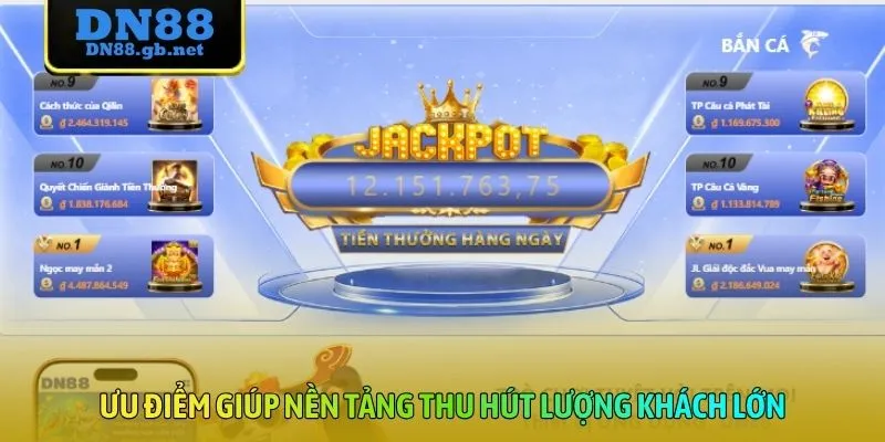 Ưu điểm giúp nền tảng thu hút lượng khách lớn